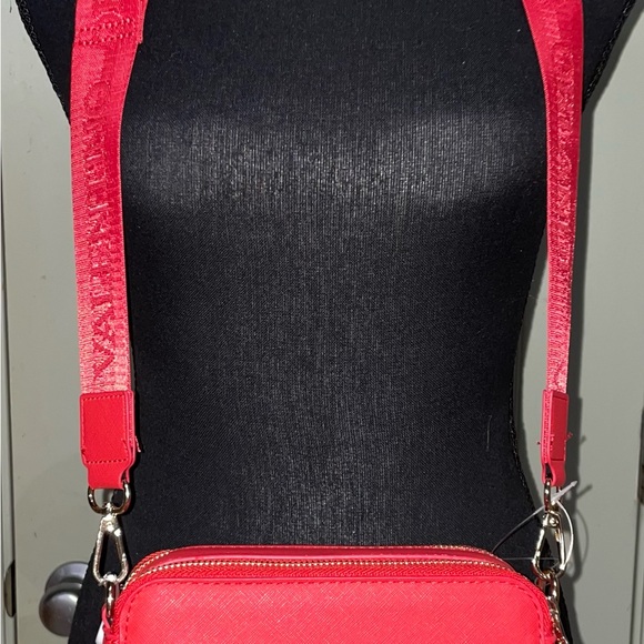 Valentino Orlandi Red Double Zip Camera Crossbody Bag - Picture 5 of 13